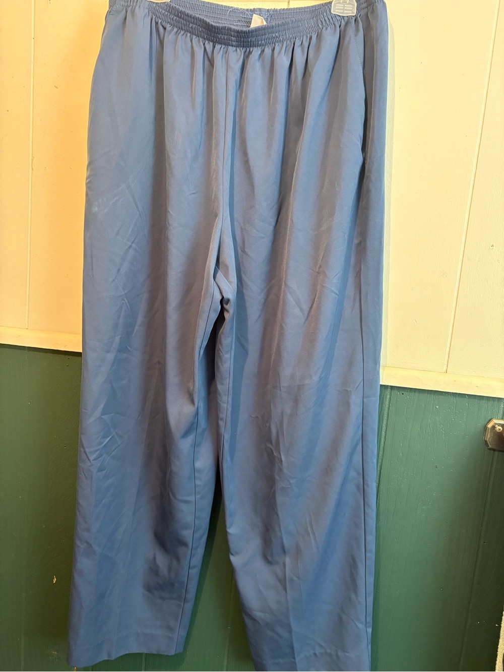 Alfred Dunner Light Blue women’s  Elastic-Waist Jogger Pants